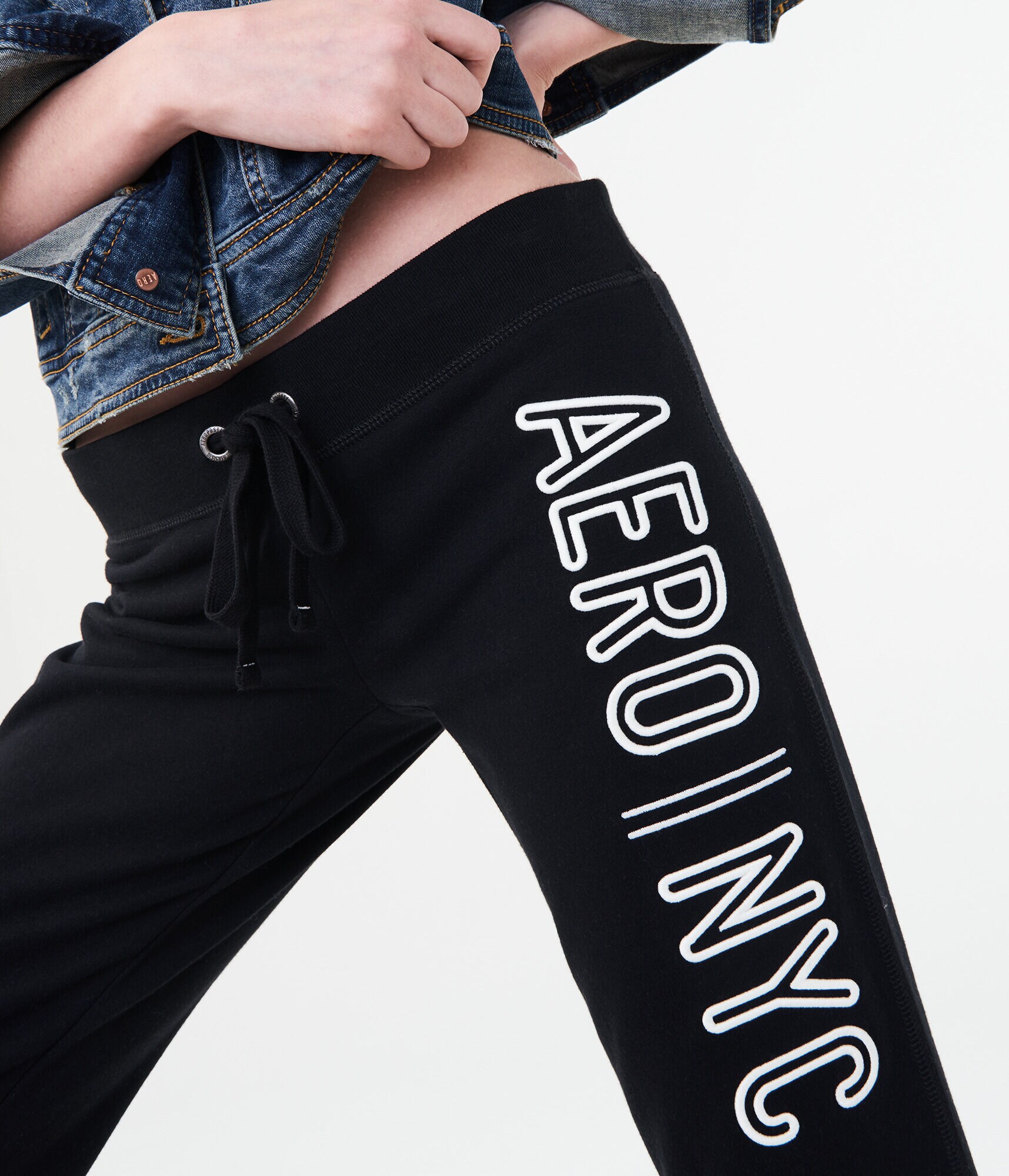 Aero NYC Flare-Leg Sweatpants