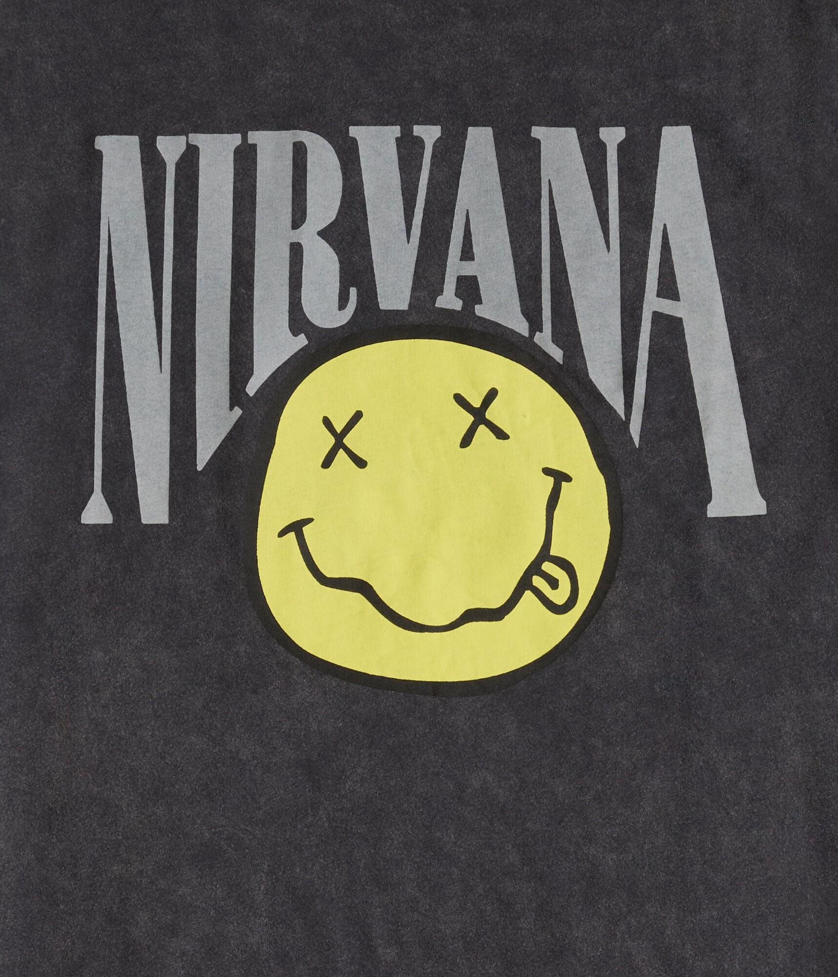 Nirvana Smiley Face Graphic Tee