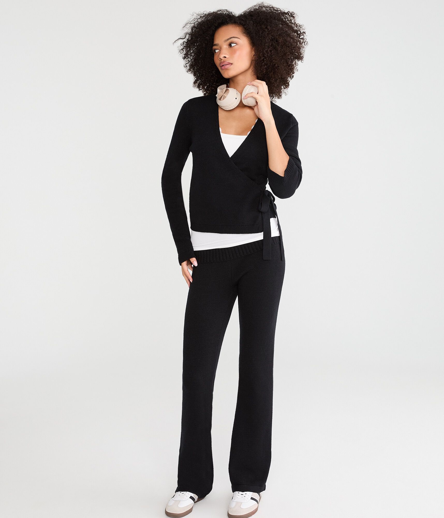 Cozy Wrap-Front Sweater