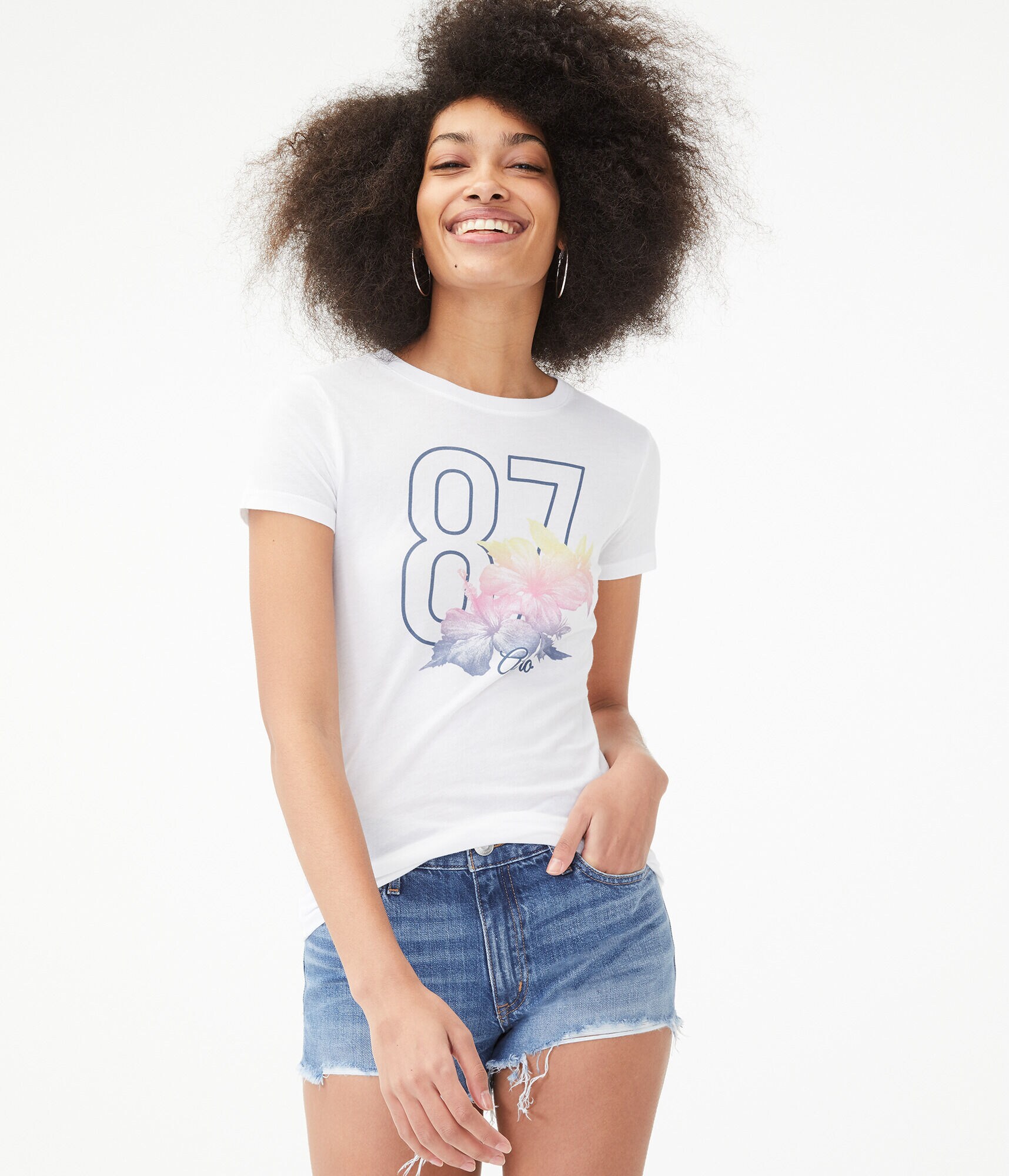 Hibiscus 87 Aero Graphic Tee