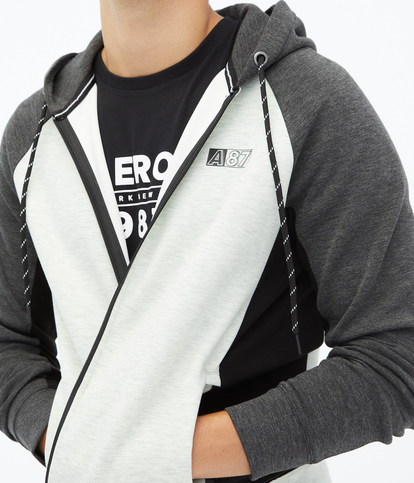 Colorblocked Air Softspun Tech Fleece Full-Zip Hoodie