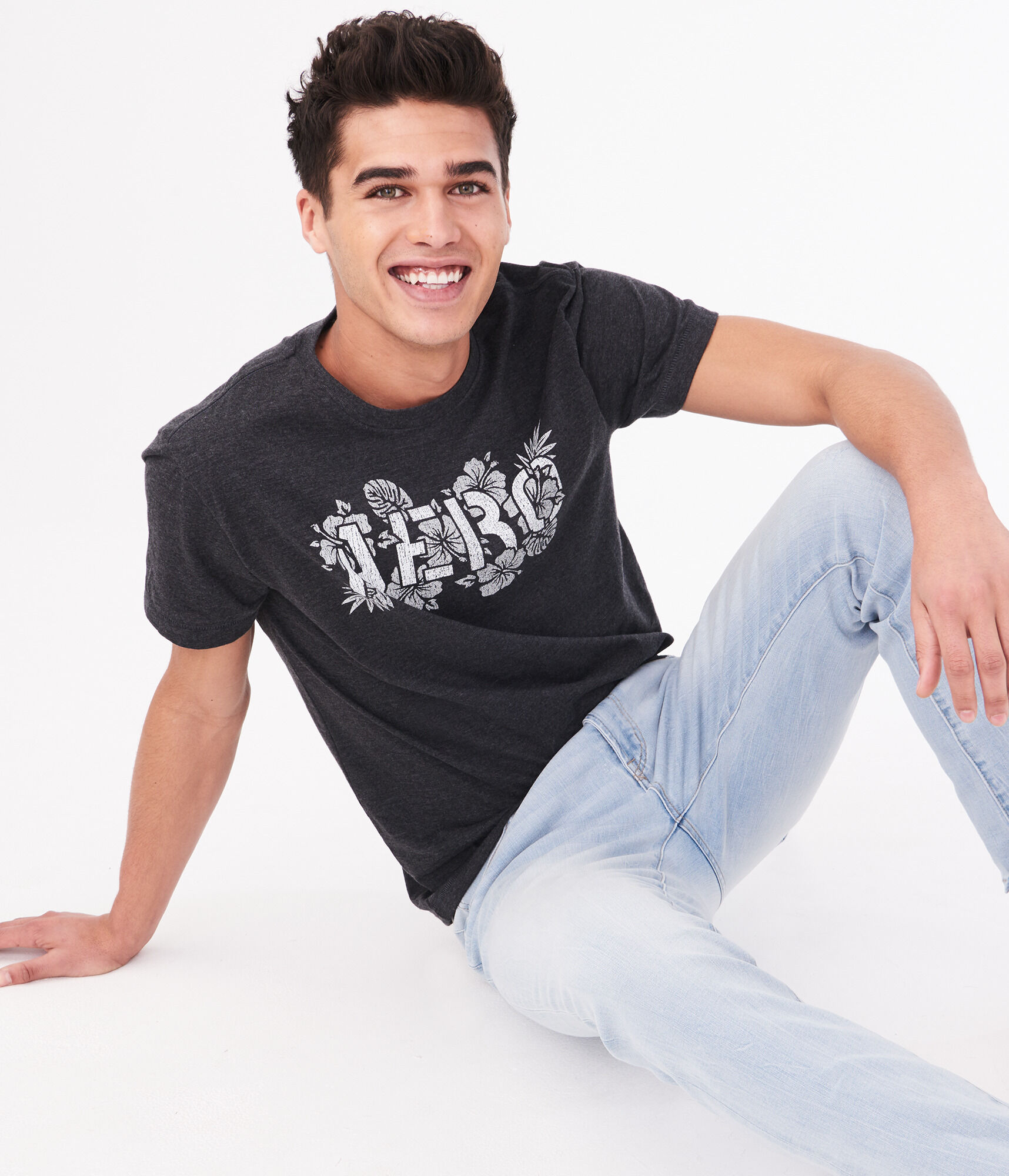 Tropical Floral Aero Graphic Tee