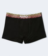 Checker Waistband Knit Trunks