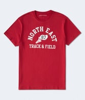 North East Track & Field Appliqué Graphic Tee
