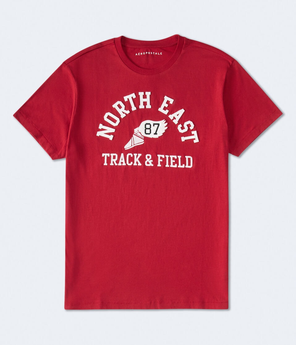 North East Track & Field Appliqué Graphic Tee