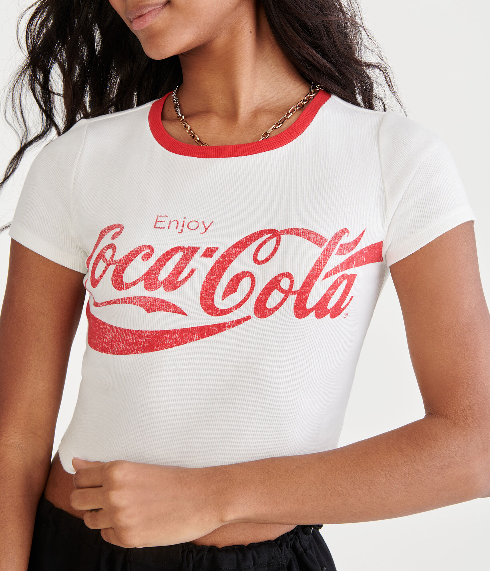Coca-Cola&reg; by A&eacute;ropostale Enjoy Coca-Cola Baby Tee