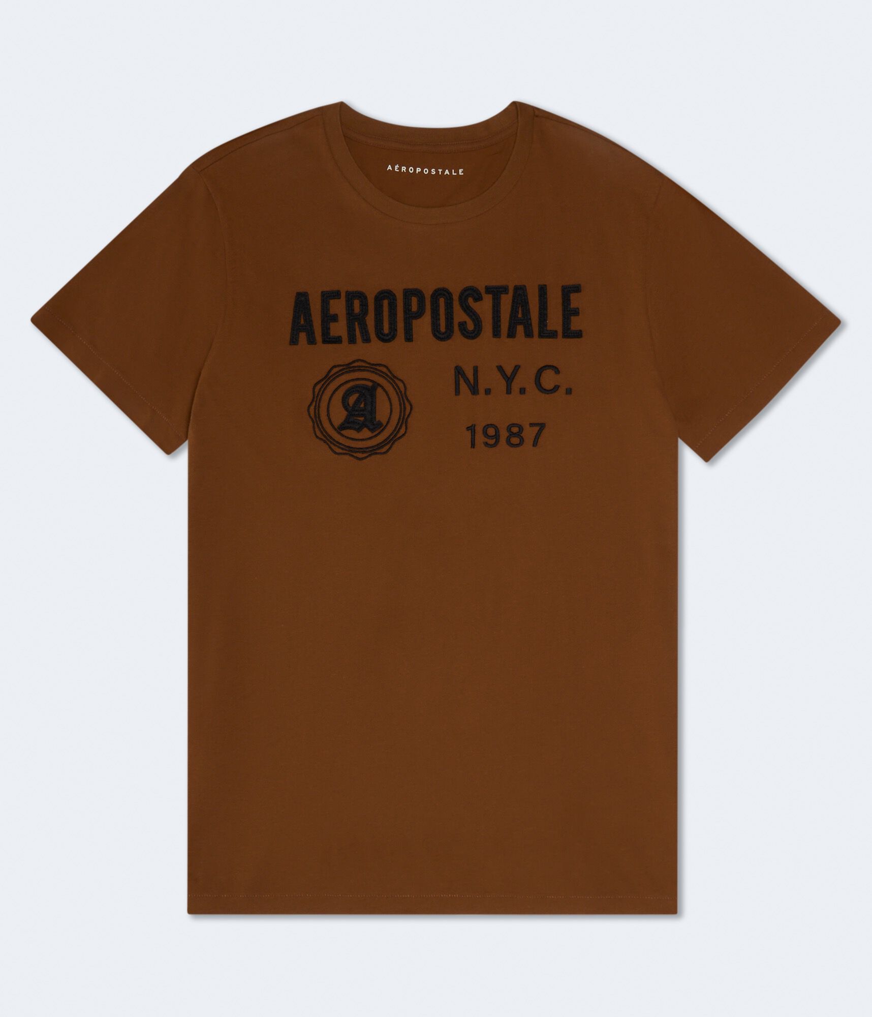 Aeropostale NYC 1987 Appliqu&eacute; Graphic Tee