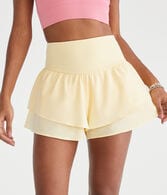 Air Soft High-Rise Flutter Shorts