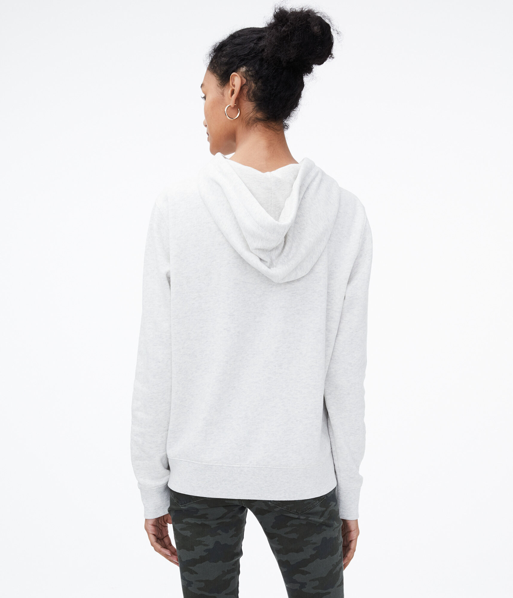 Chenille Logo Pullover Hoodie