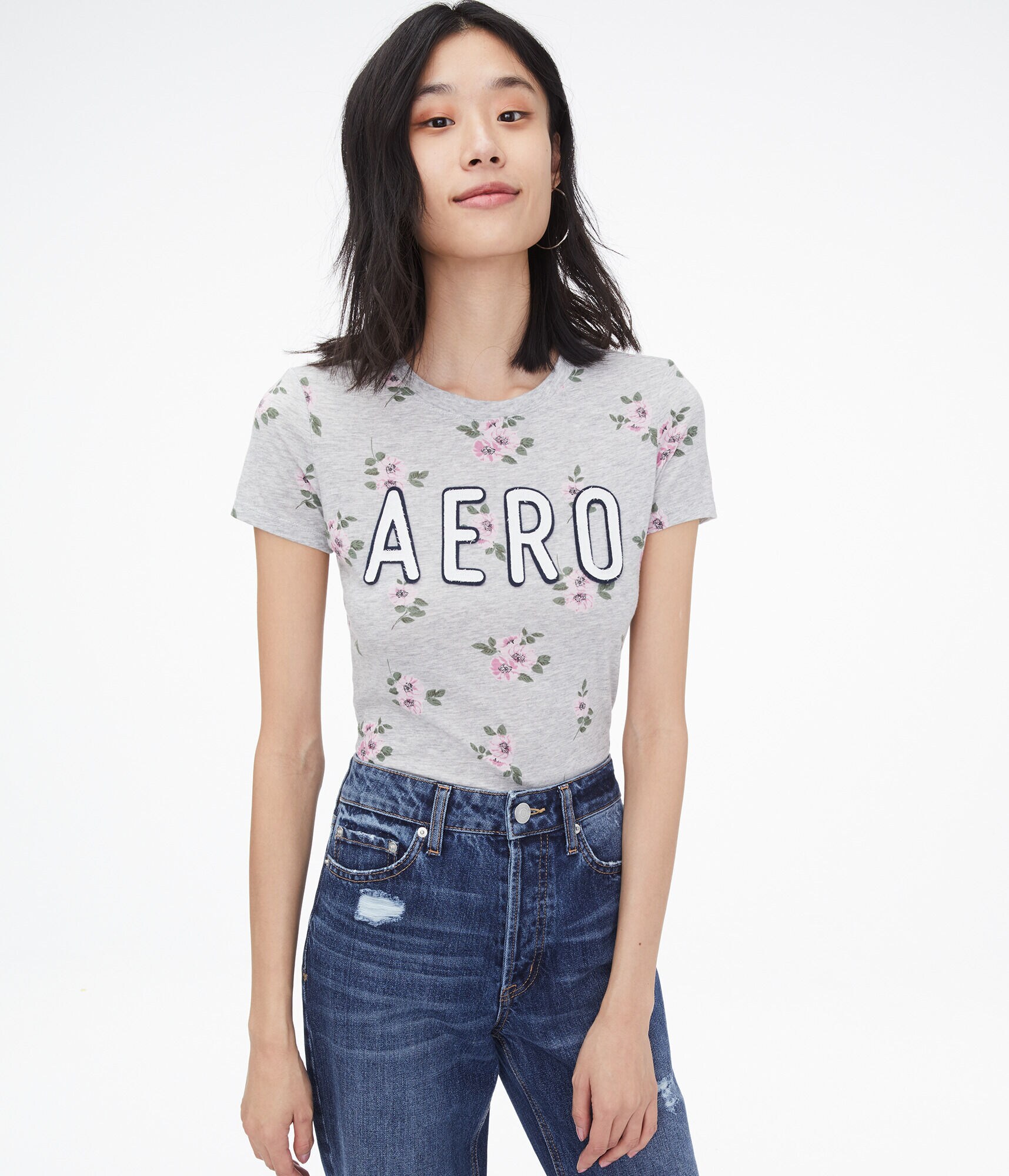 Aero Floral Graphic Tee