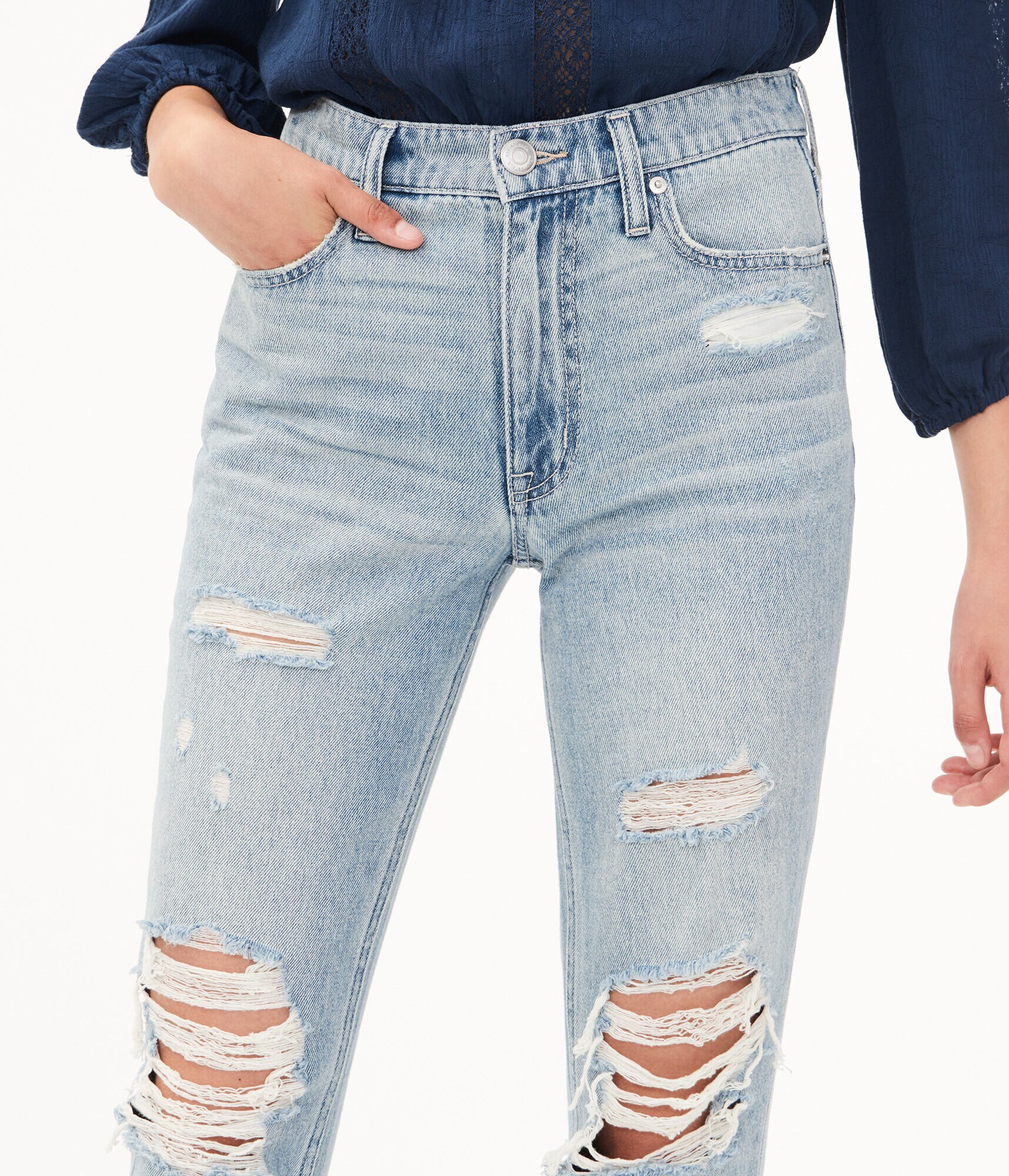mom jeans aeropostale