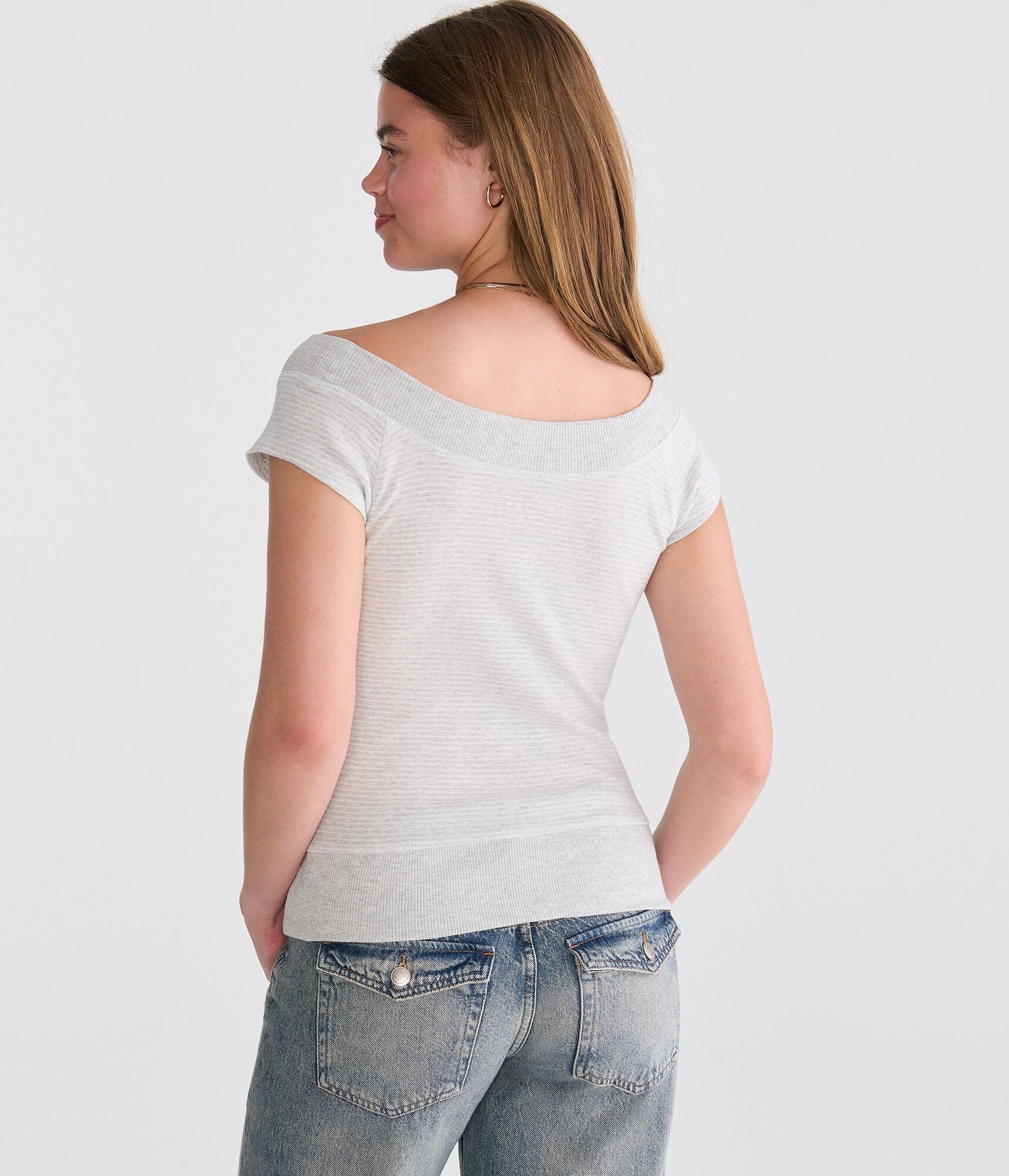 Seriously Soft Wide-Neck Raglan Tee