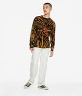 Long Sleeve Spiral Tie-Dye Crew Tee
