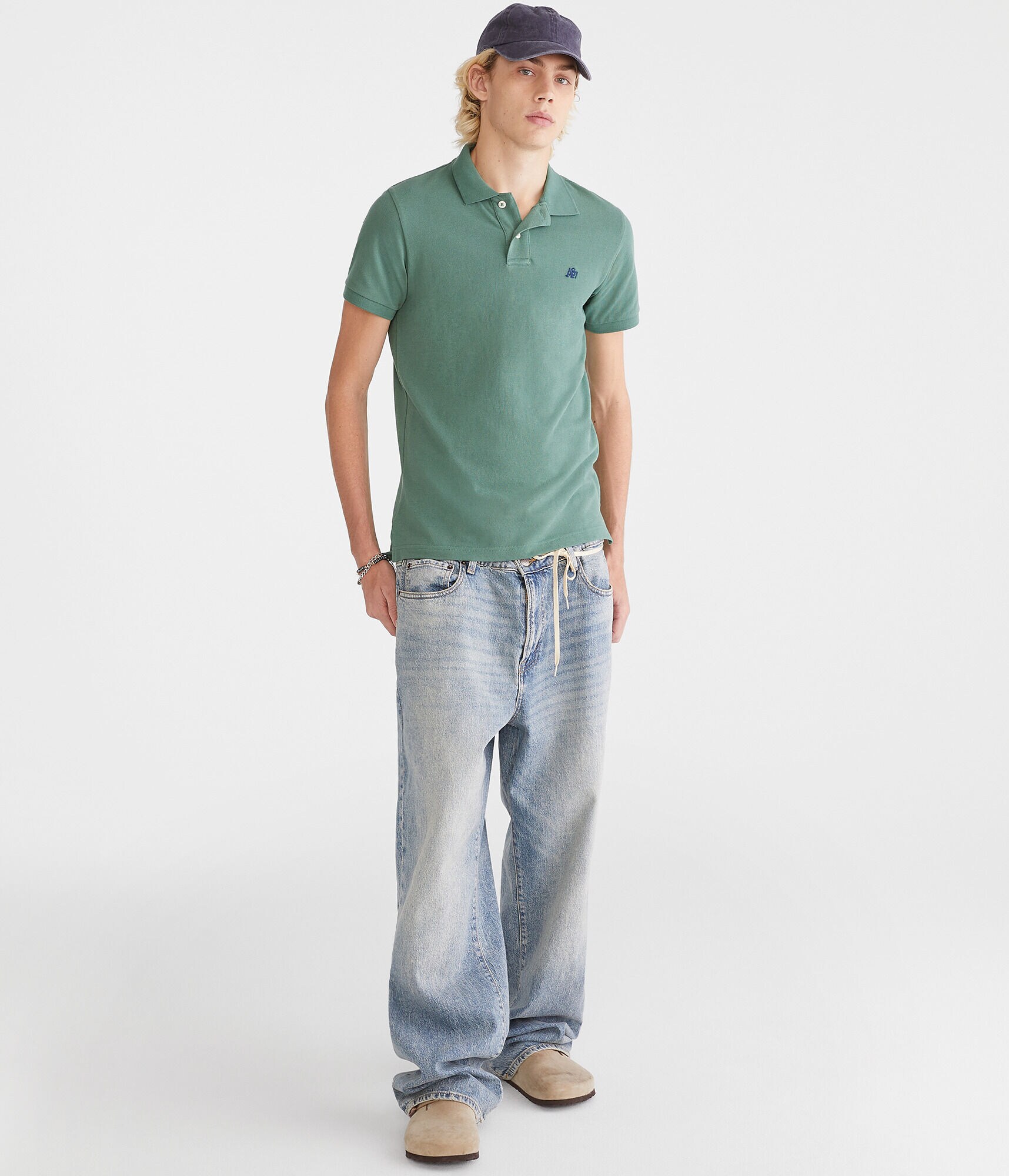 Eco A87 Logo Piqu&eacute; Polo