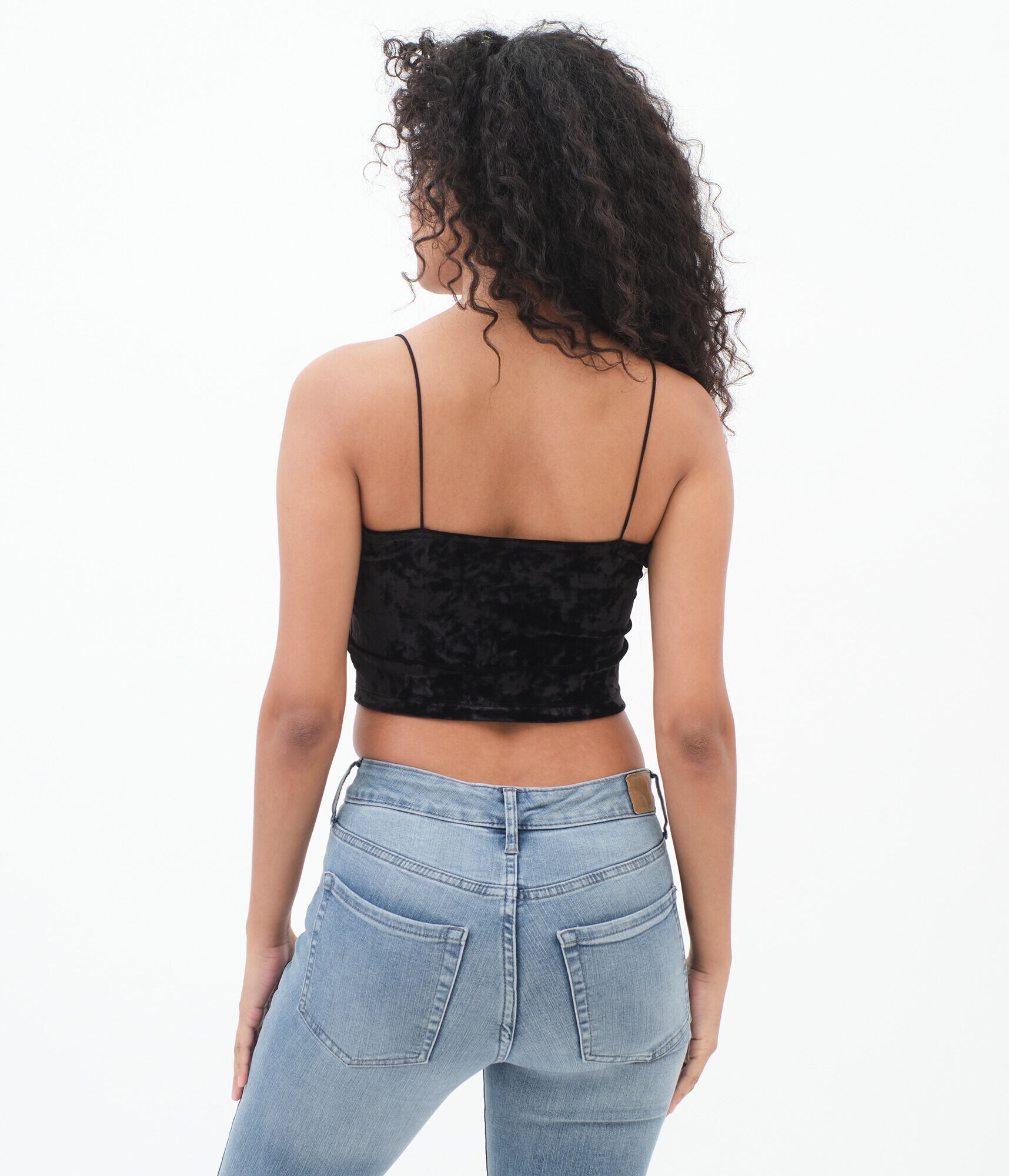 Velvet Cropped Cami