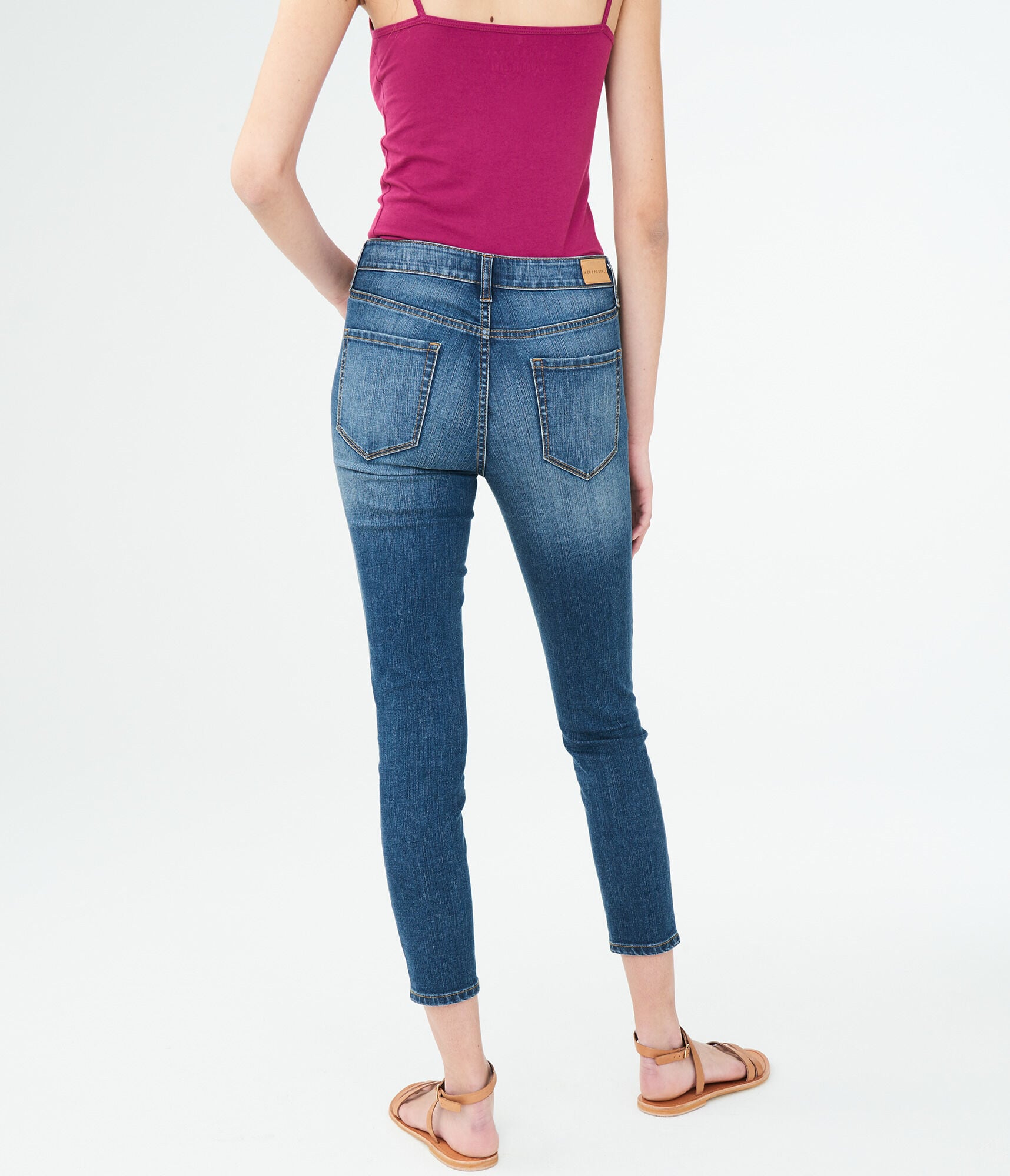 Seriously Stretchy High-Waisted Crop Jegging