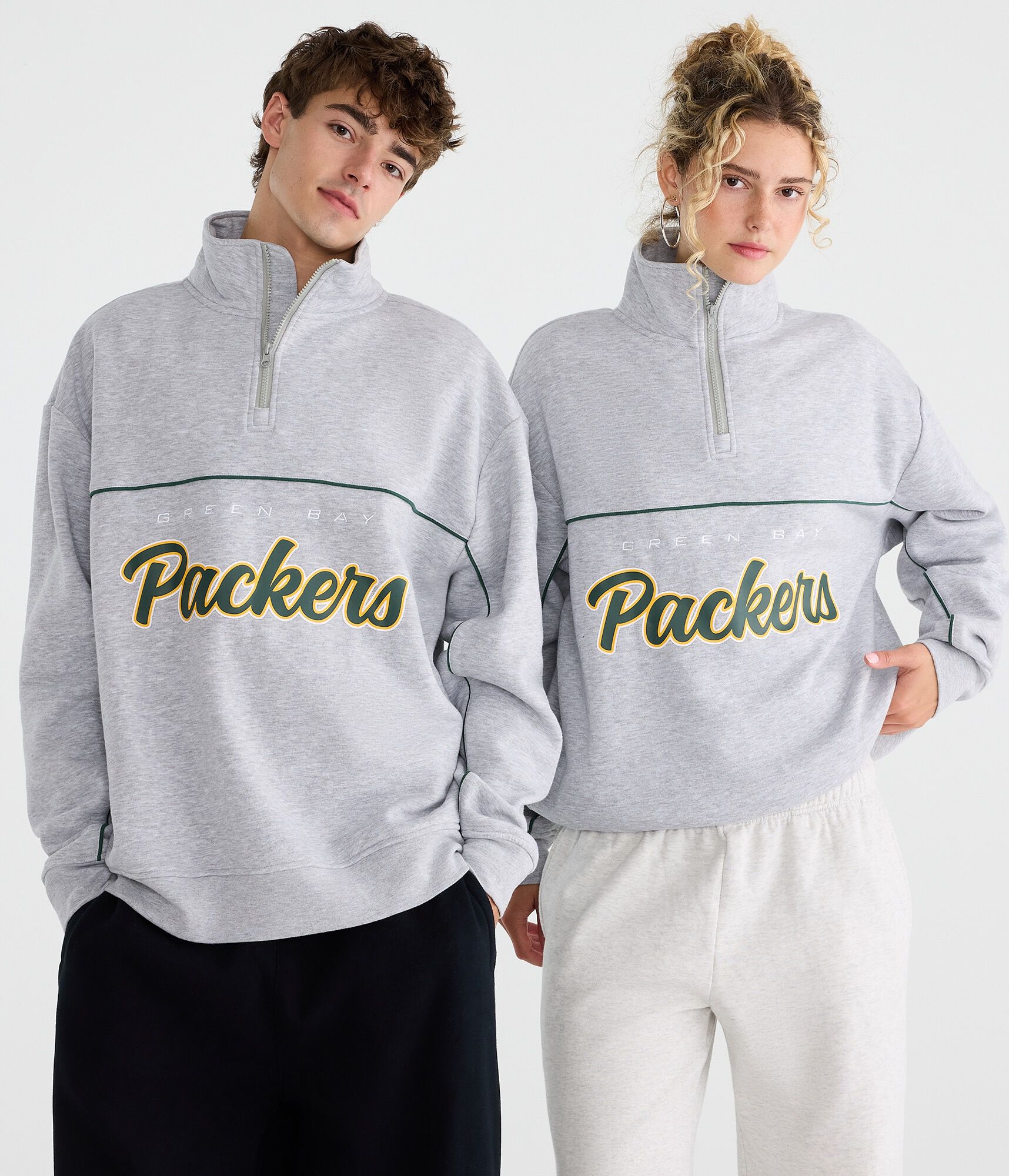 Green Bay Packers Quarter-Zip Sweatshirt