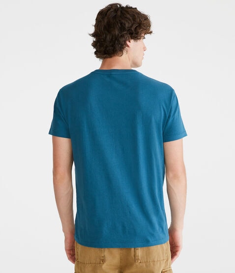 Aeropostale Script Appliqué Graphic Tee Aeropostale Script Appliqué Graphic Tee