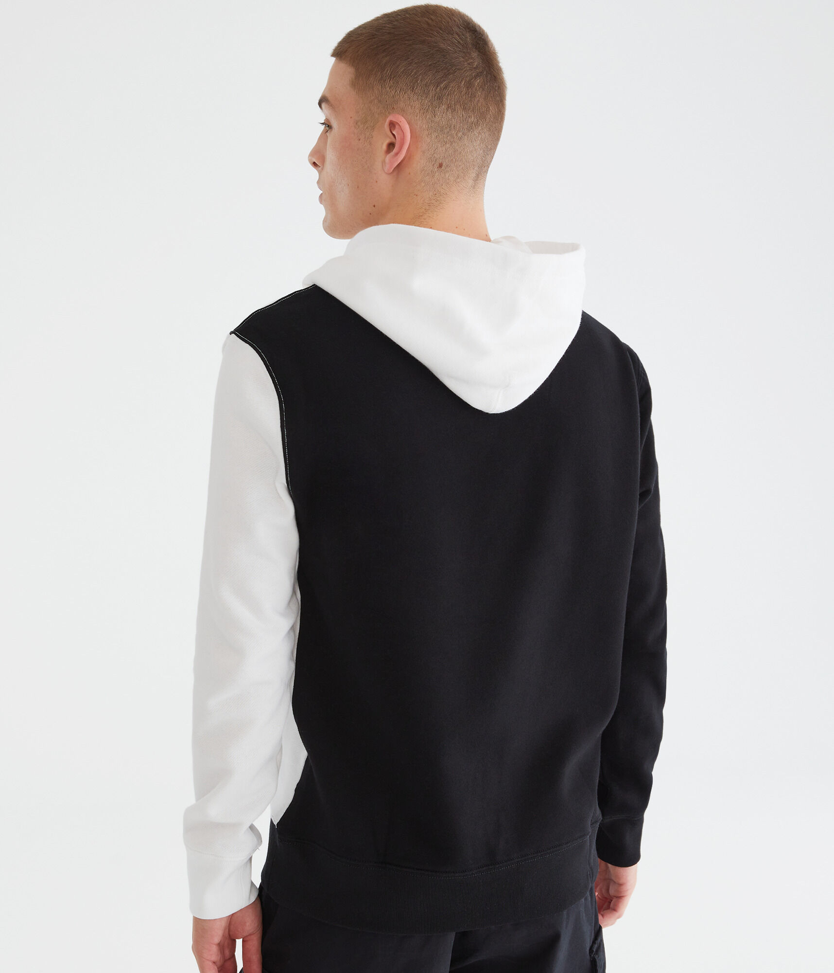 Aero NYC Spliced Pullover Hoodie