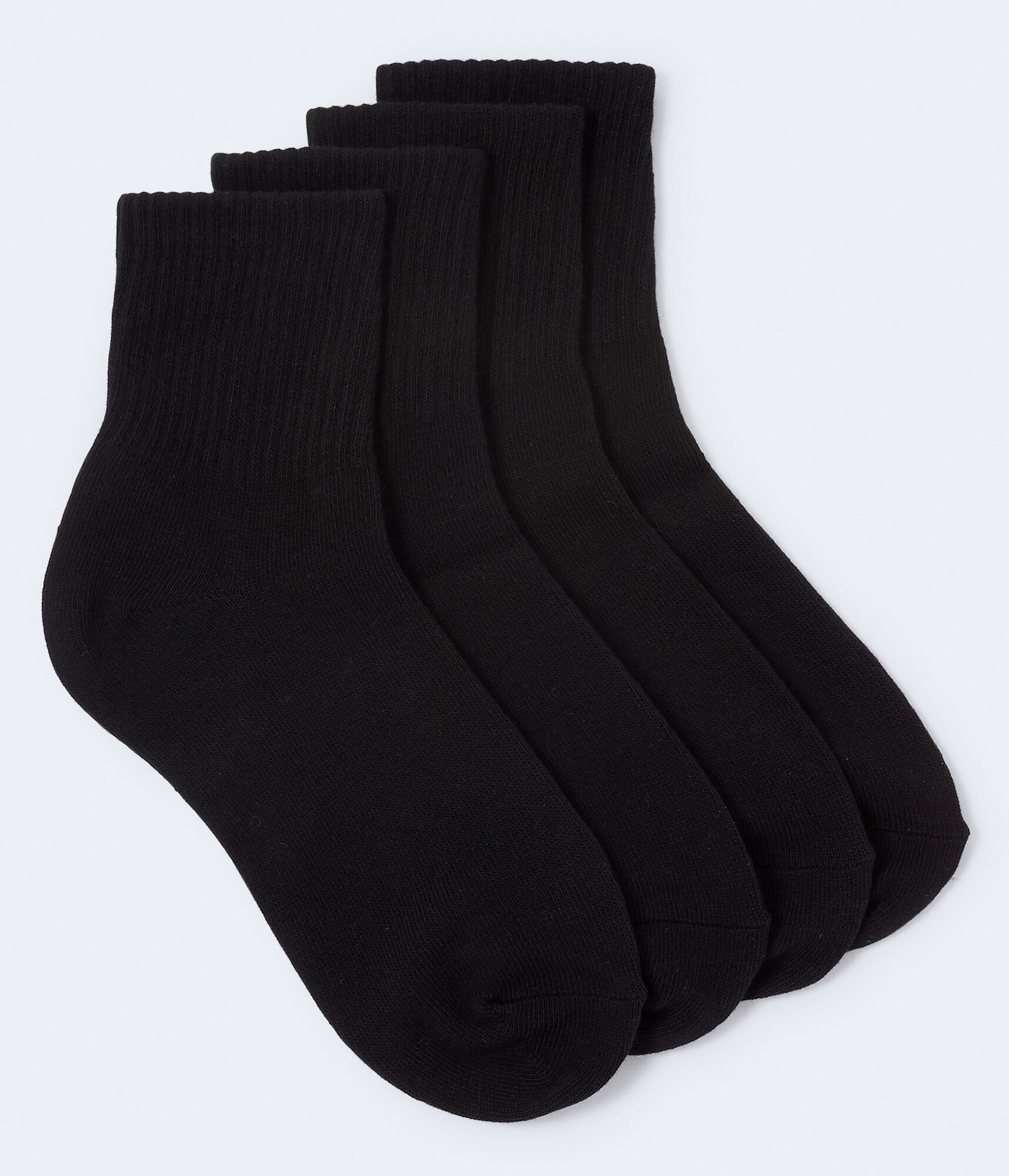 Solid Crew Sock 2-Pack