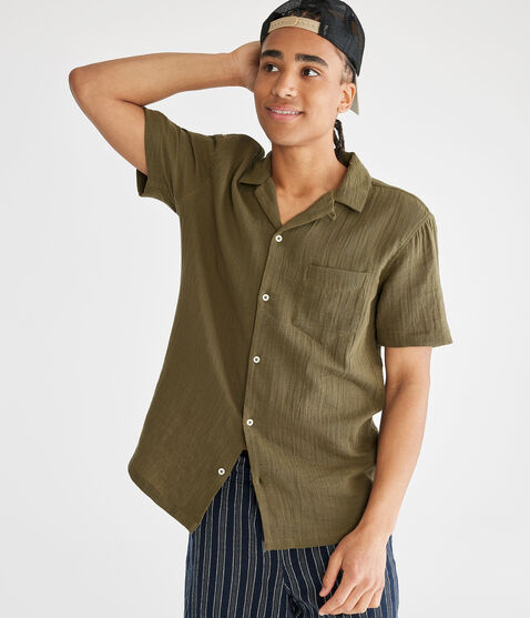 Solid Gauze Shirt
