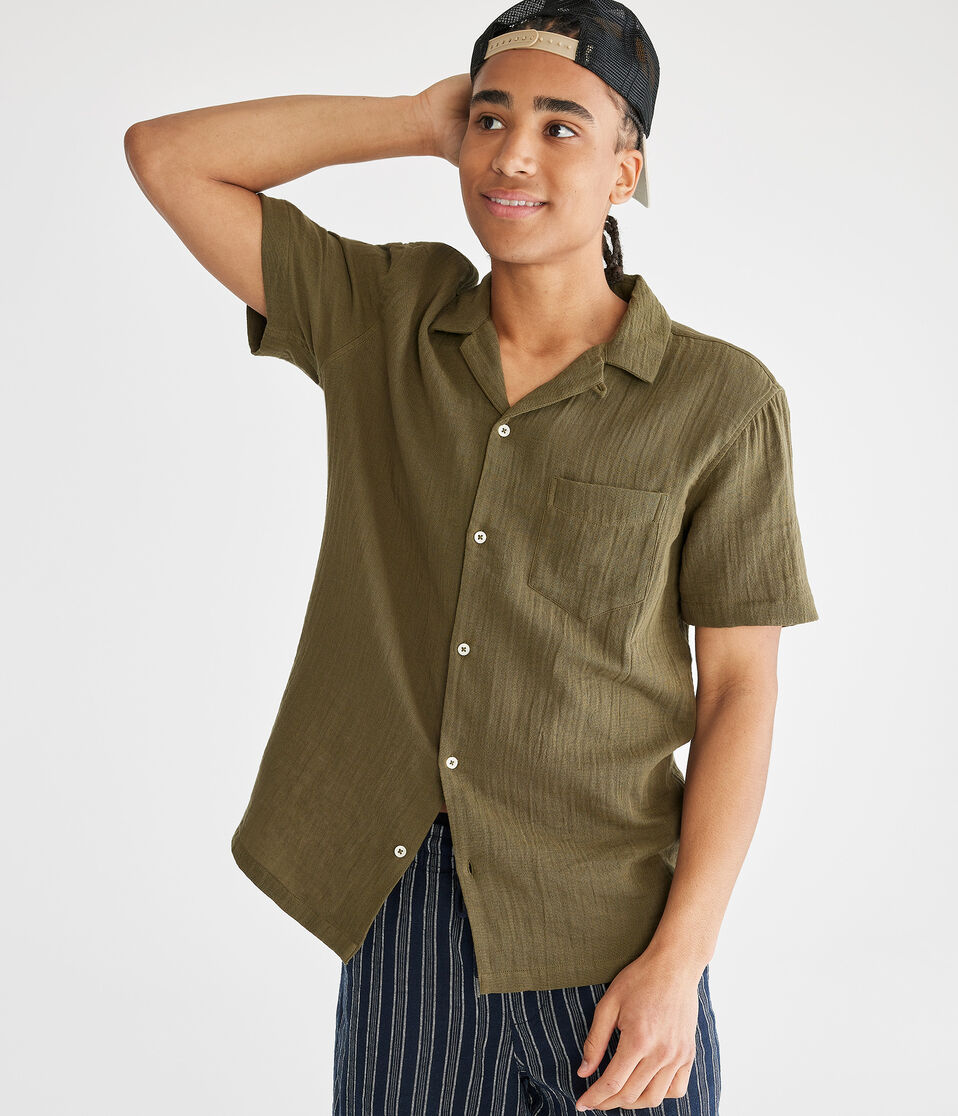 Solid Gauze Shirt