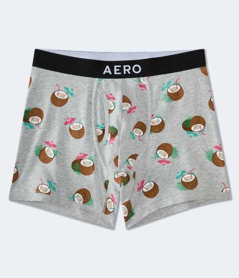 Coconut Drink 4.5" Knit Boxer Briefs Coconut Drink 4.5" Knit Boxer Briefs