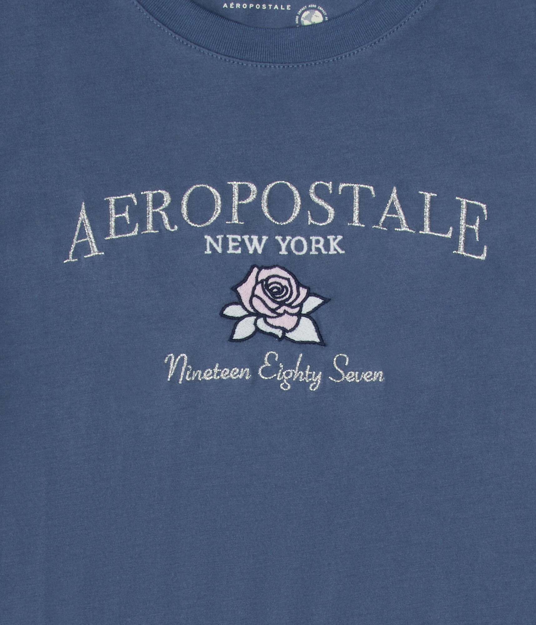 Aeropostale New York Flower Graphic Tee