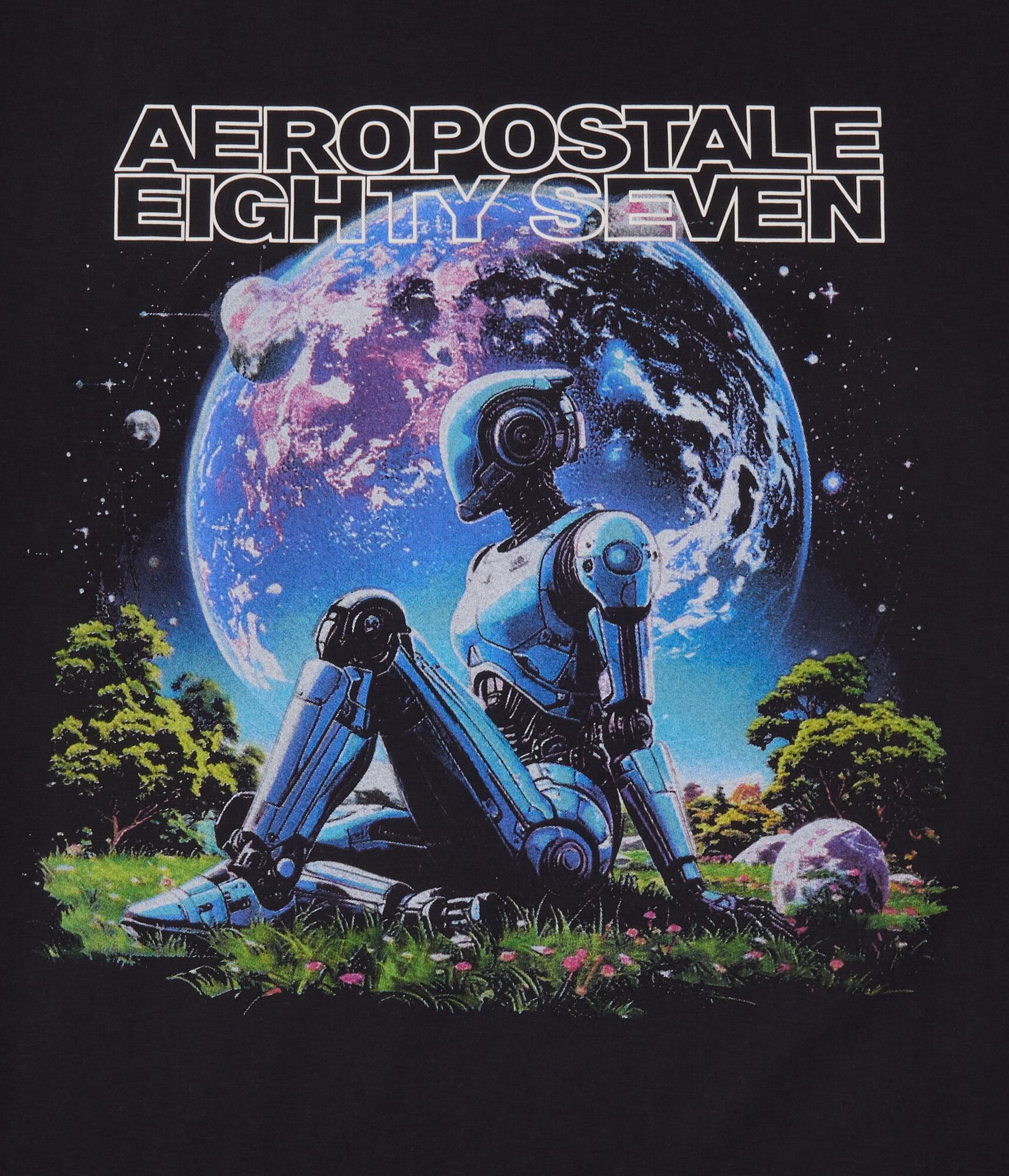Aeropostale Alien World Graphic Tee