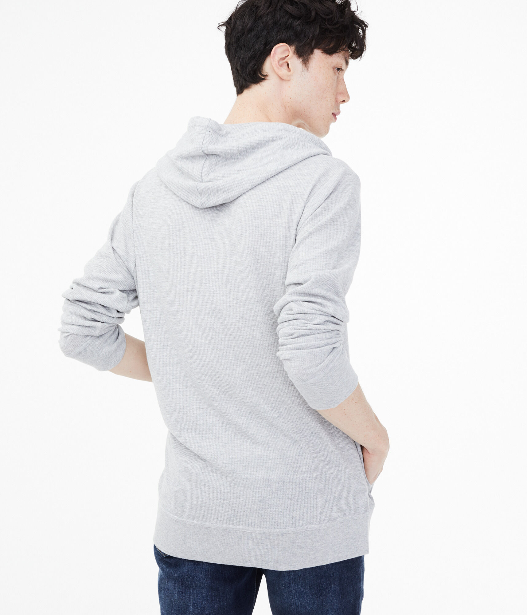 Long Sleeve Thermal Hooded Tee