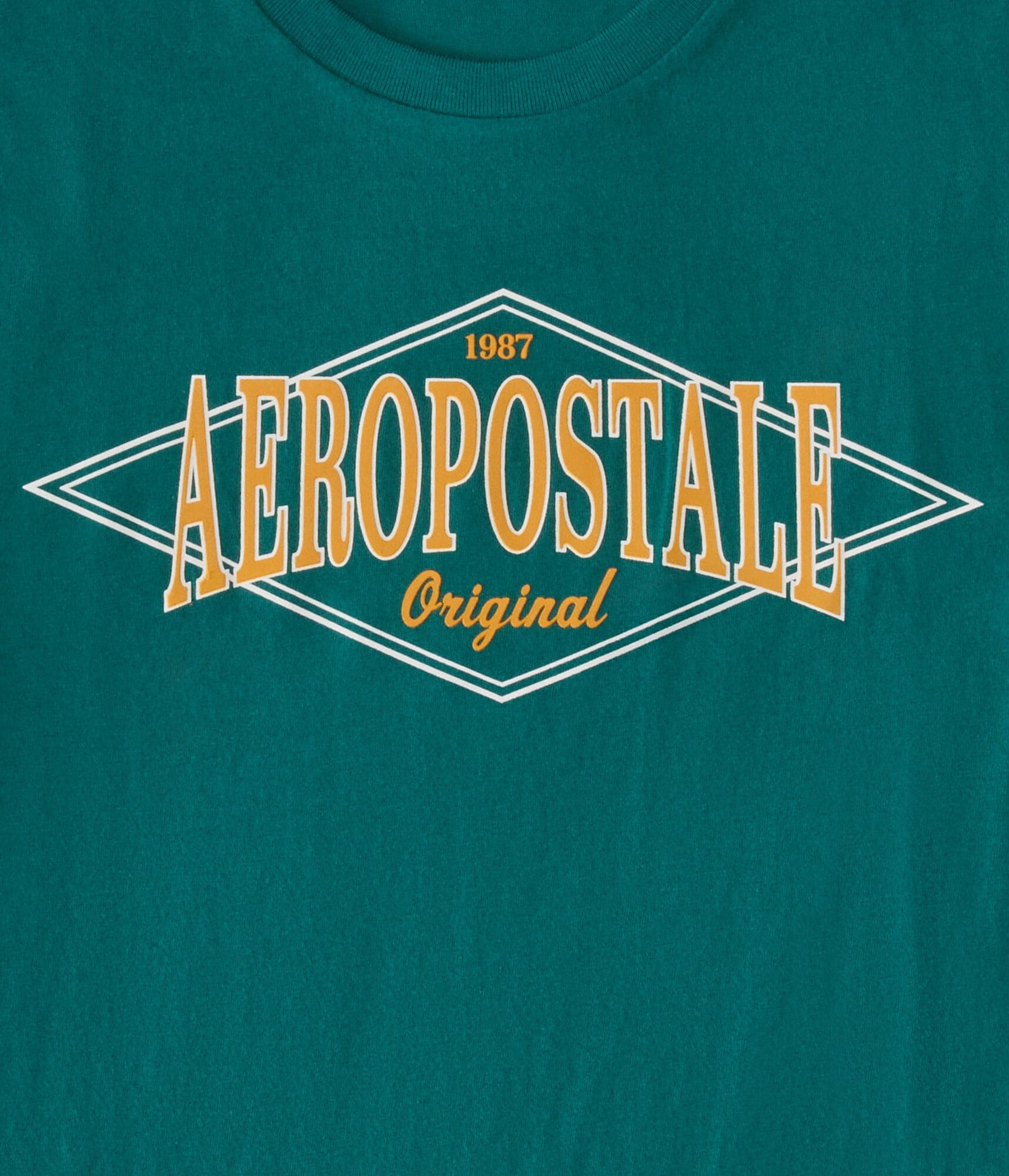 Aeropostale Diamond Logo Graphic Tee