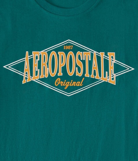 Aeropostale Diamond Logo Graphic Tee