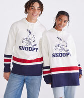 Peanuts® | Aéropostale Snoopy Hockey Striped Pullover Hoodie