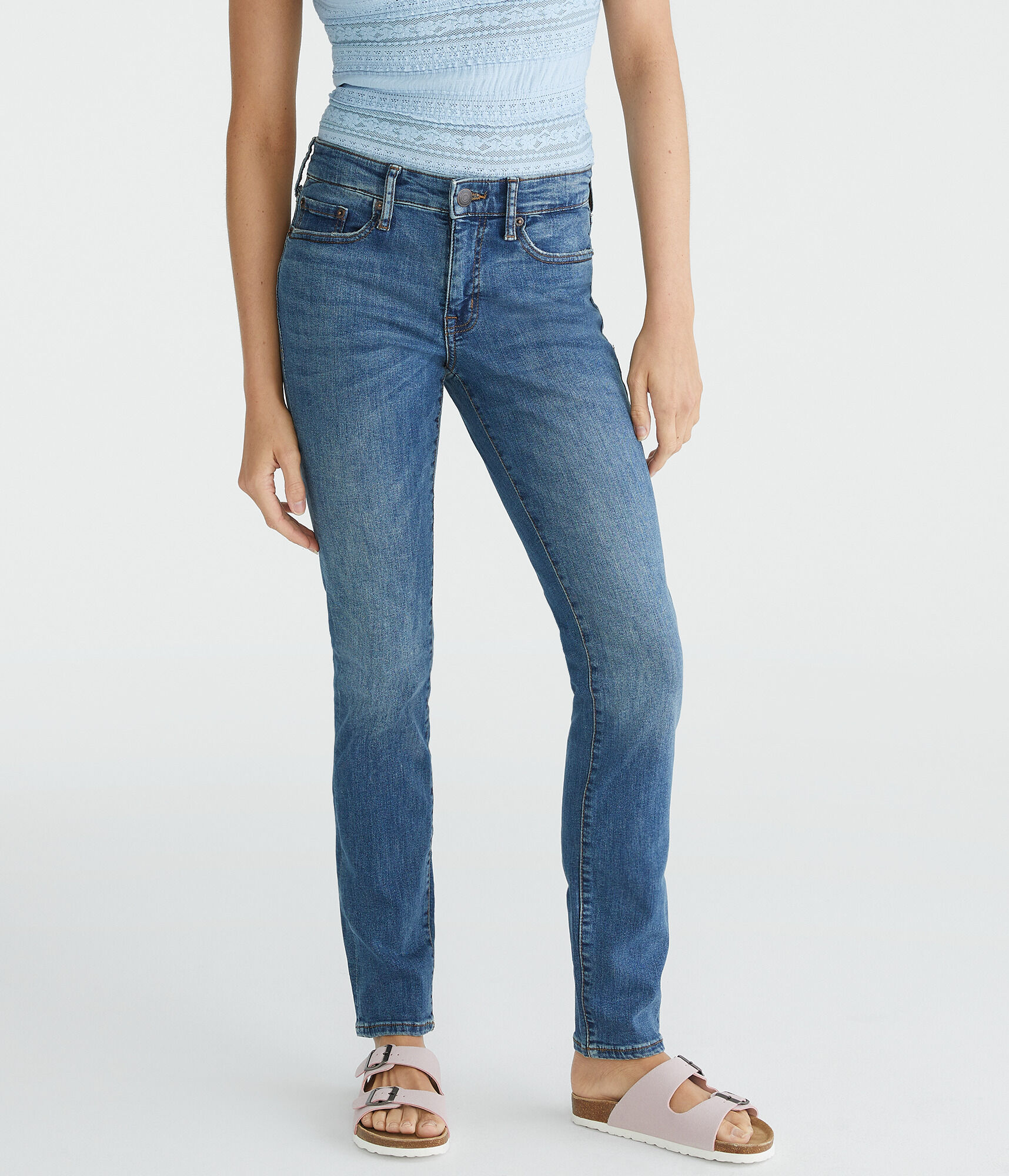 Mid-Rise Skinny Jean