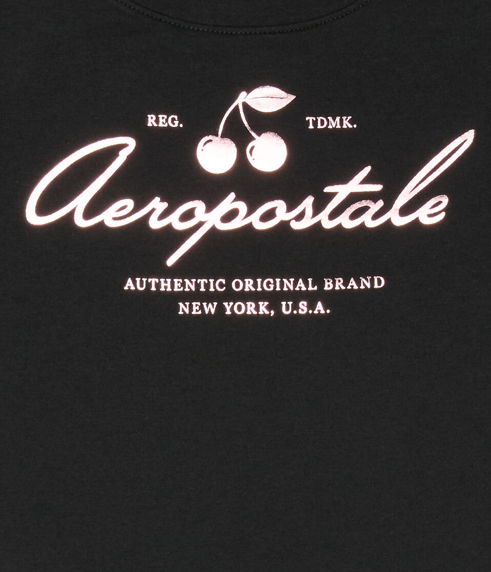 Aeropostale Cherries Foil Graphic Tee