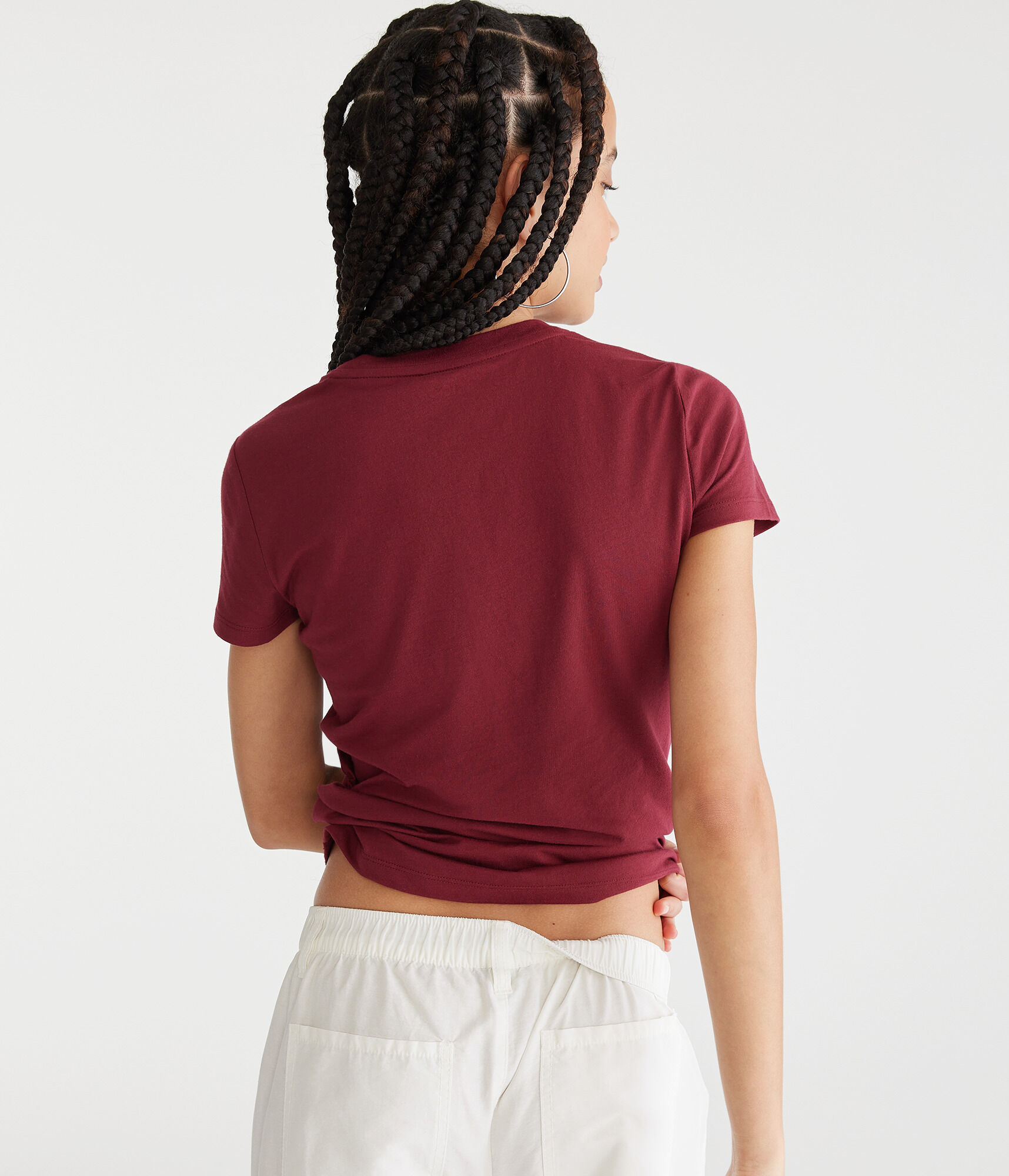 Aero87 Cali Floral Fill Appliqu&eacute; Graphic Tee