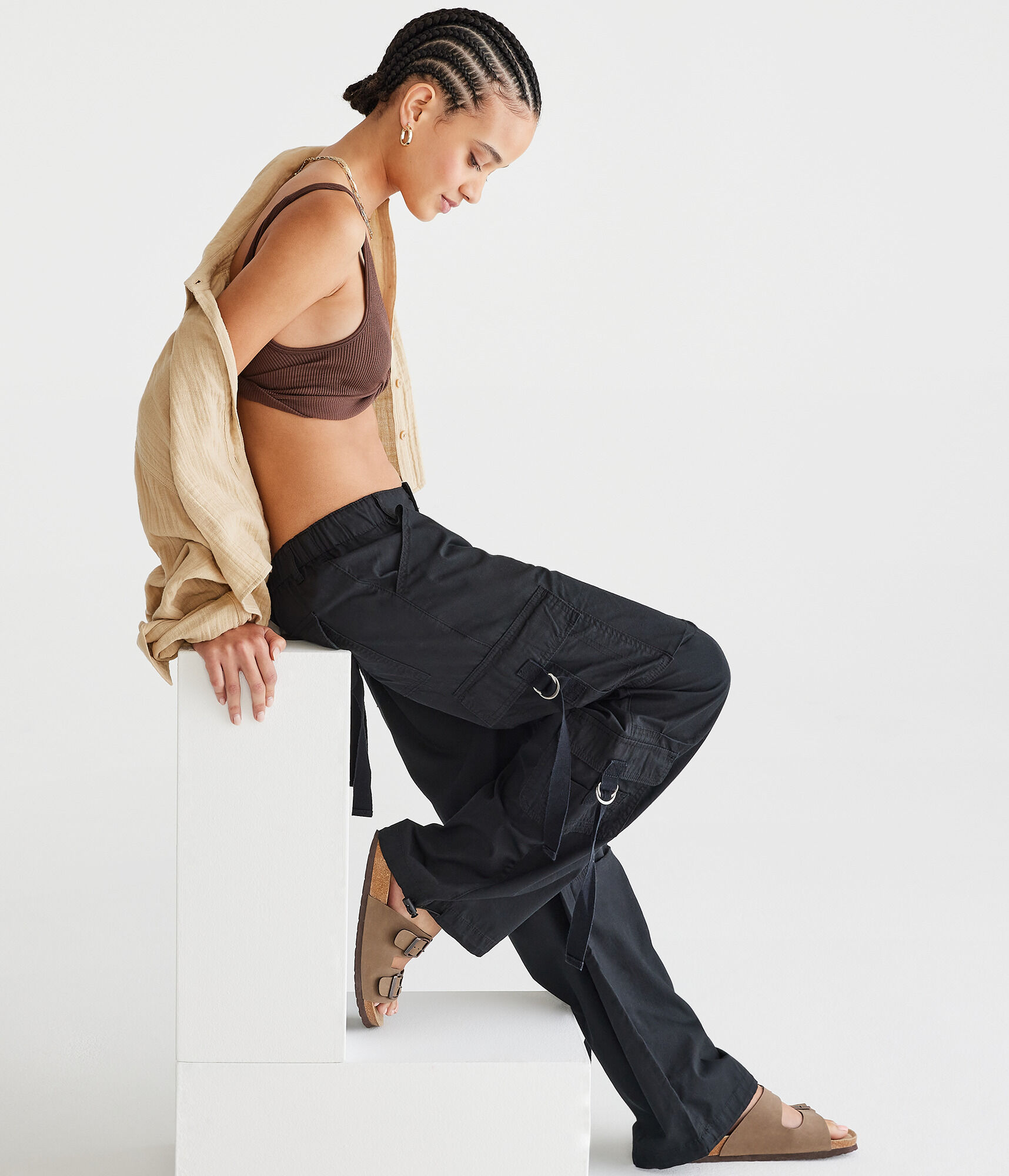 D-Ring Cargo Parachute Pants