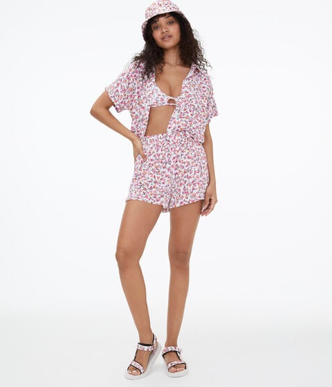 Floral High-Rise Shorts Floral High-Rise Shorts