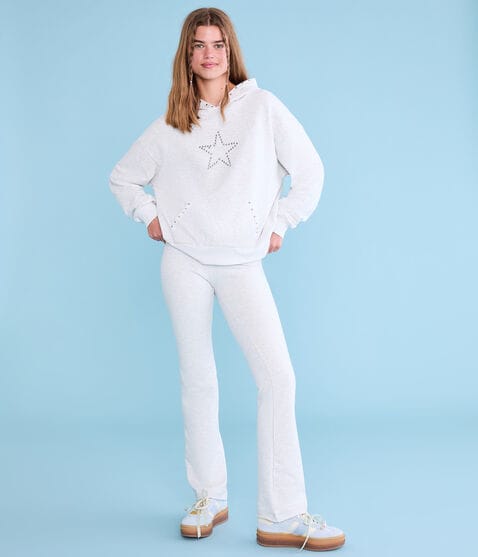 Demetra for Aero Star Studded Pullover Hoodie Demetra for Aero Star Studded Pullover Hoodie