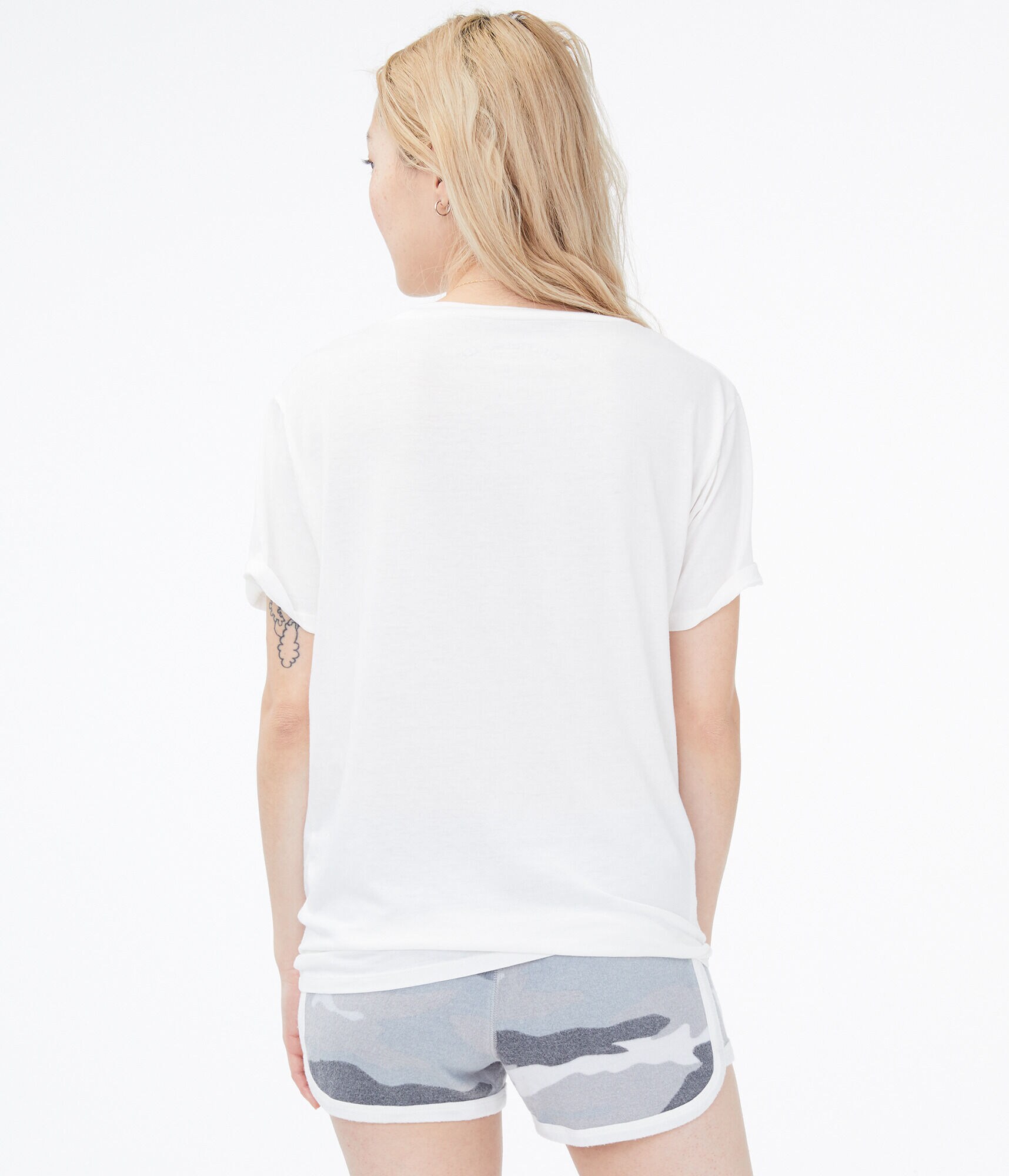 Burnout Girlfriend Pocket Crew Tee