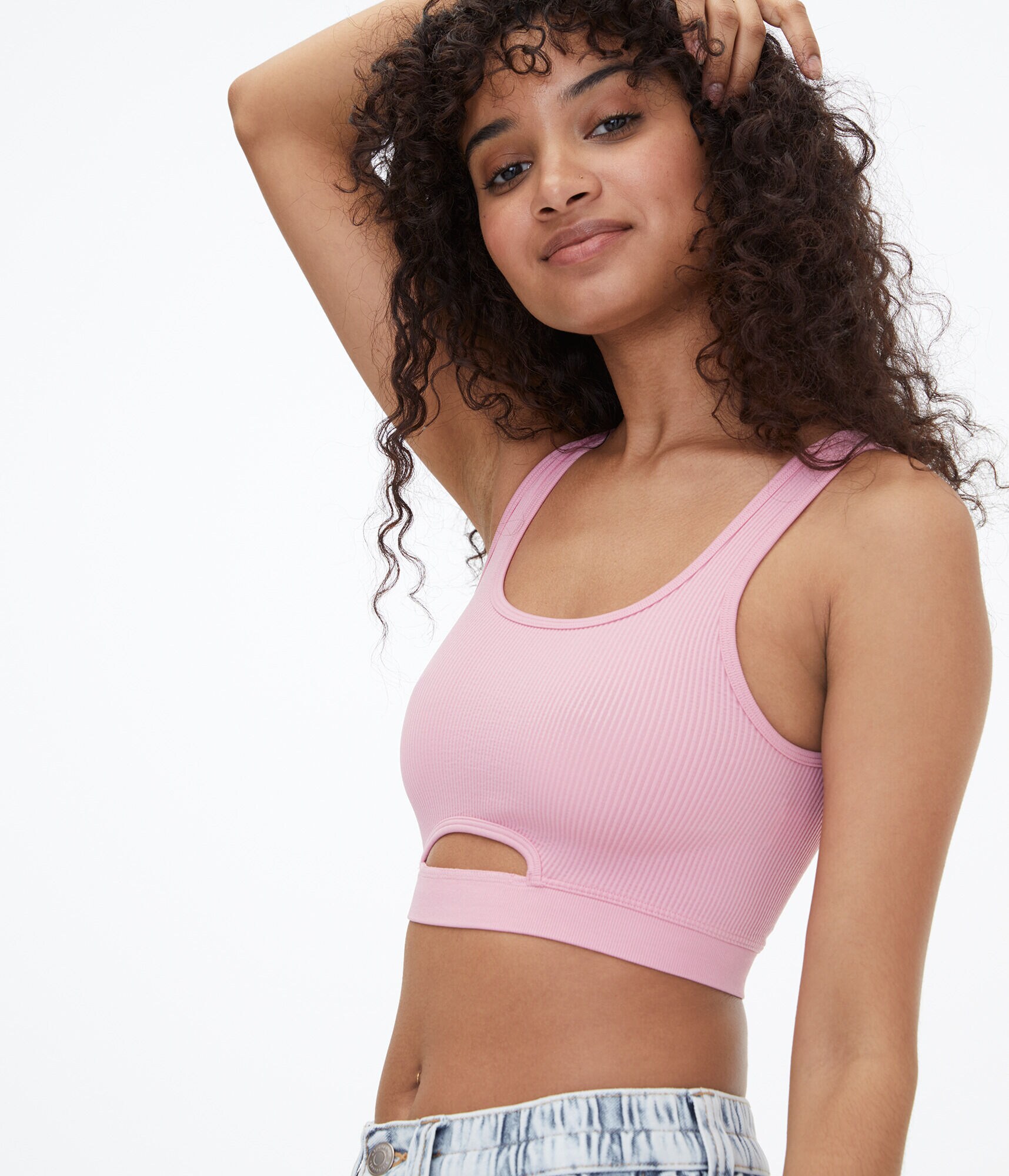 Seamless Cutout Cropped Tank