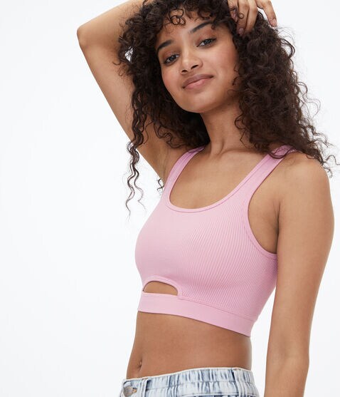 Seamless Cutout Cropped Tank Seamless Cutout Cropped Tank