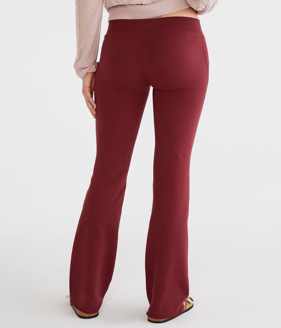 Solid Fit & Flare Sweatpants