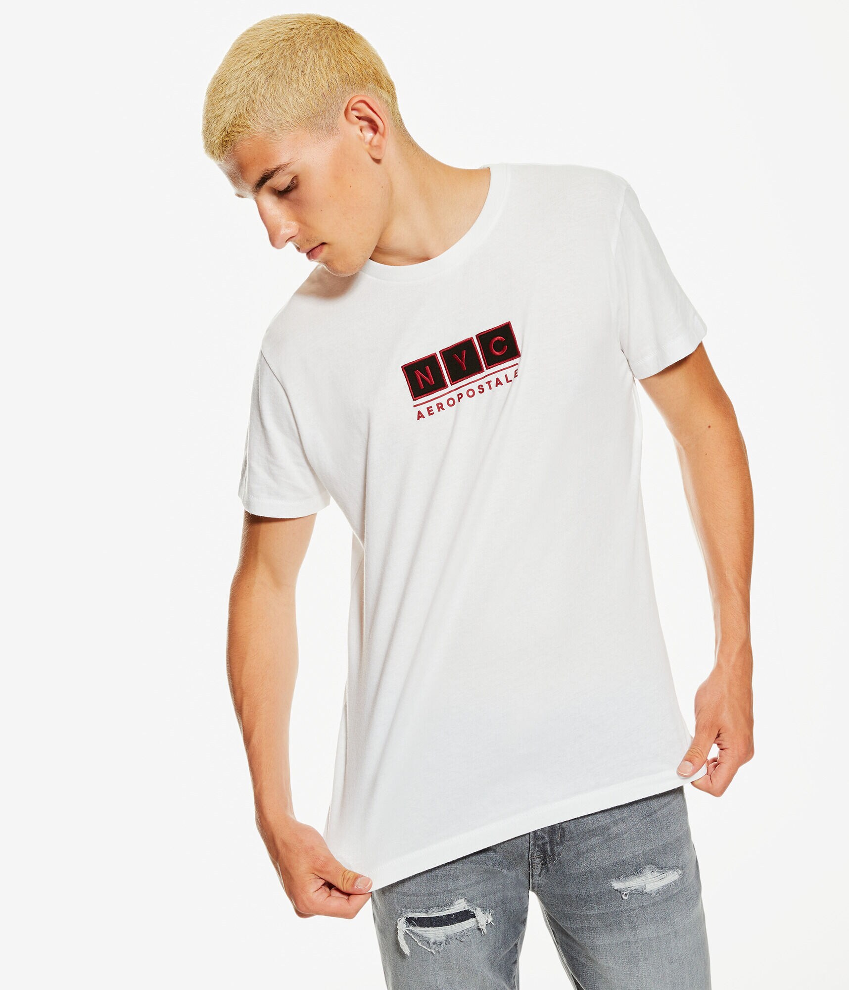 NYC Block Box Logo Graphic Tee