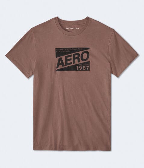 Aero 1987 Box Logo Graphic Tee Aero 1987 Box Logo Graphic Tee