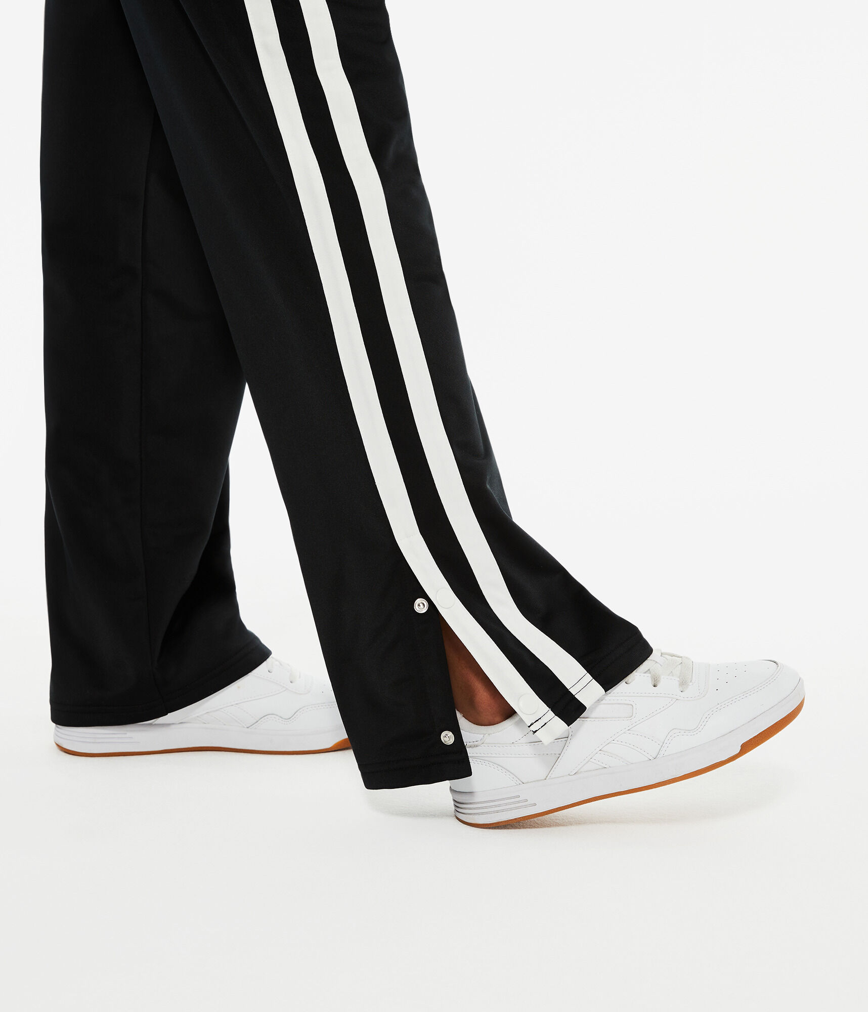 High-Rise Striped Track Pants