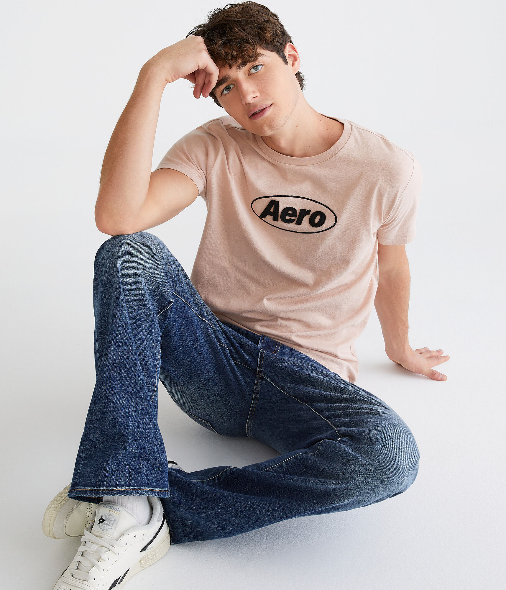 Aero Oval Appliqu&eacute; Graphic Tee