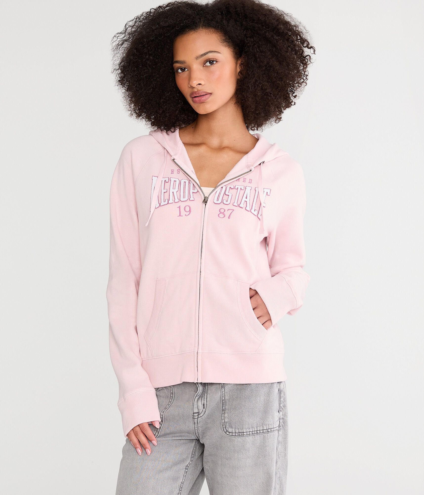 Aeropostale 1987 Full-Zip Hoodie
