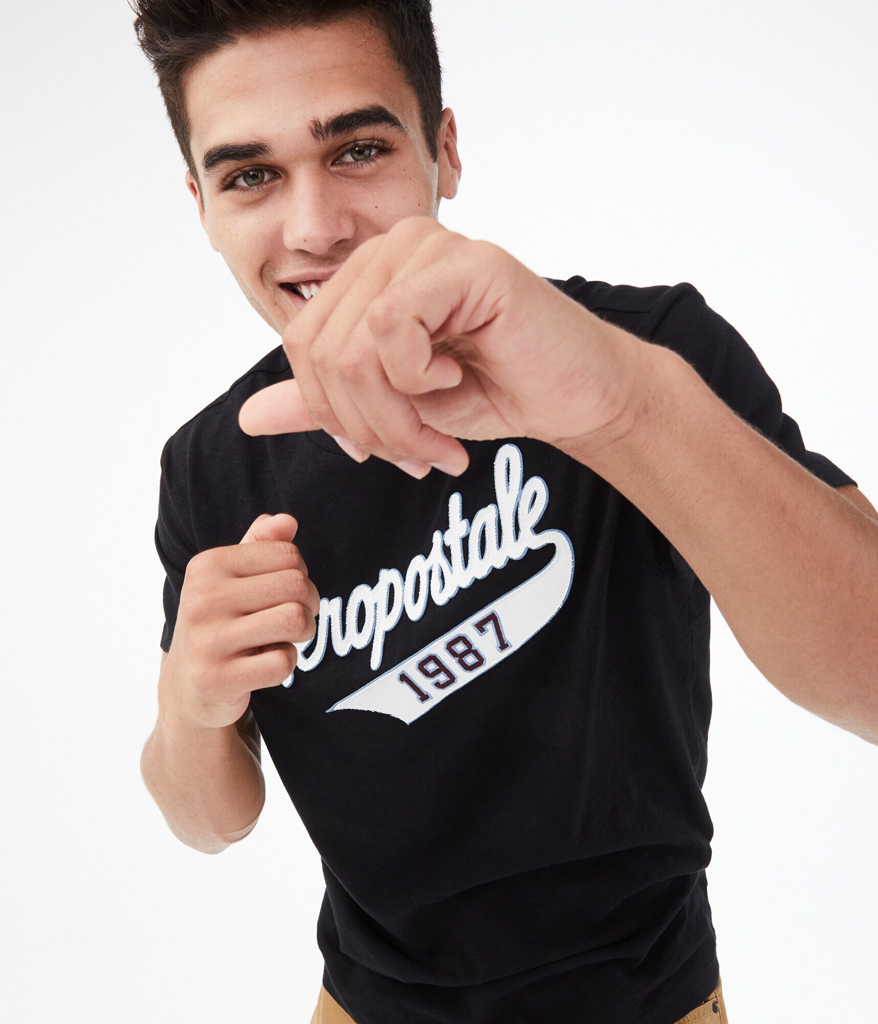 Aeropostale Script Graphic Tee