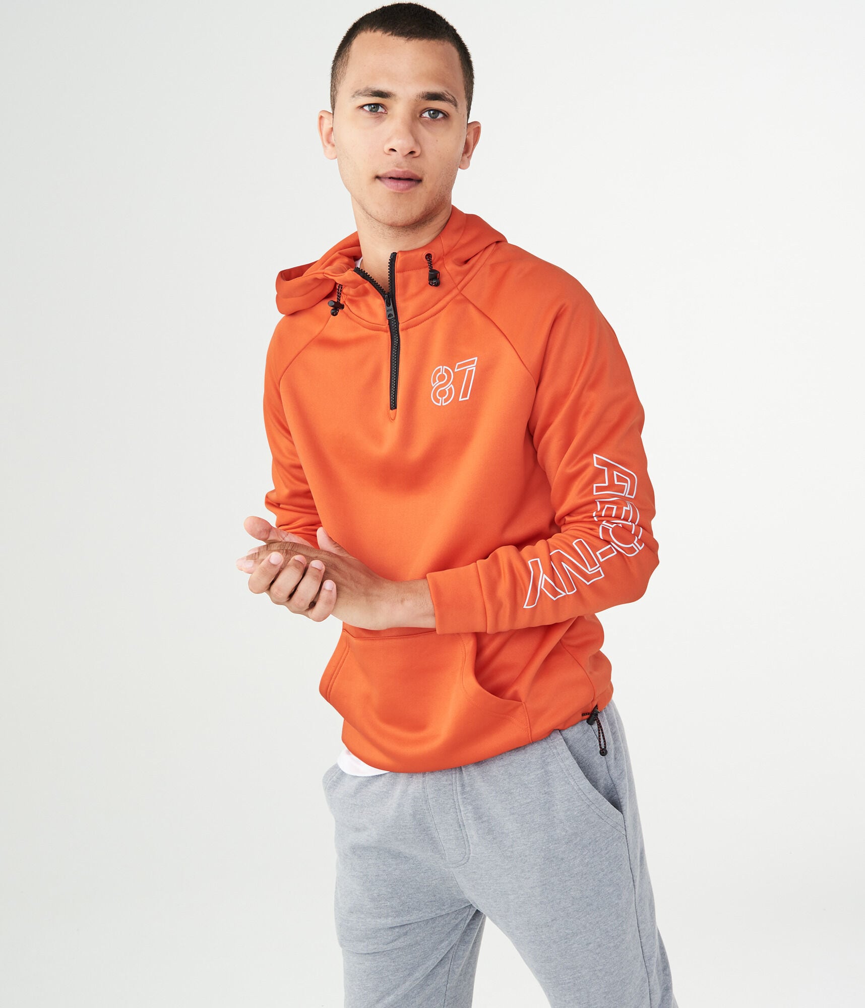 Aero-NY 87 Active Quarter-Zip Hoodie